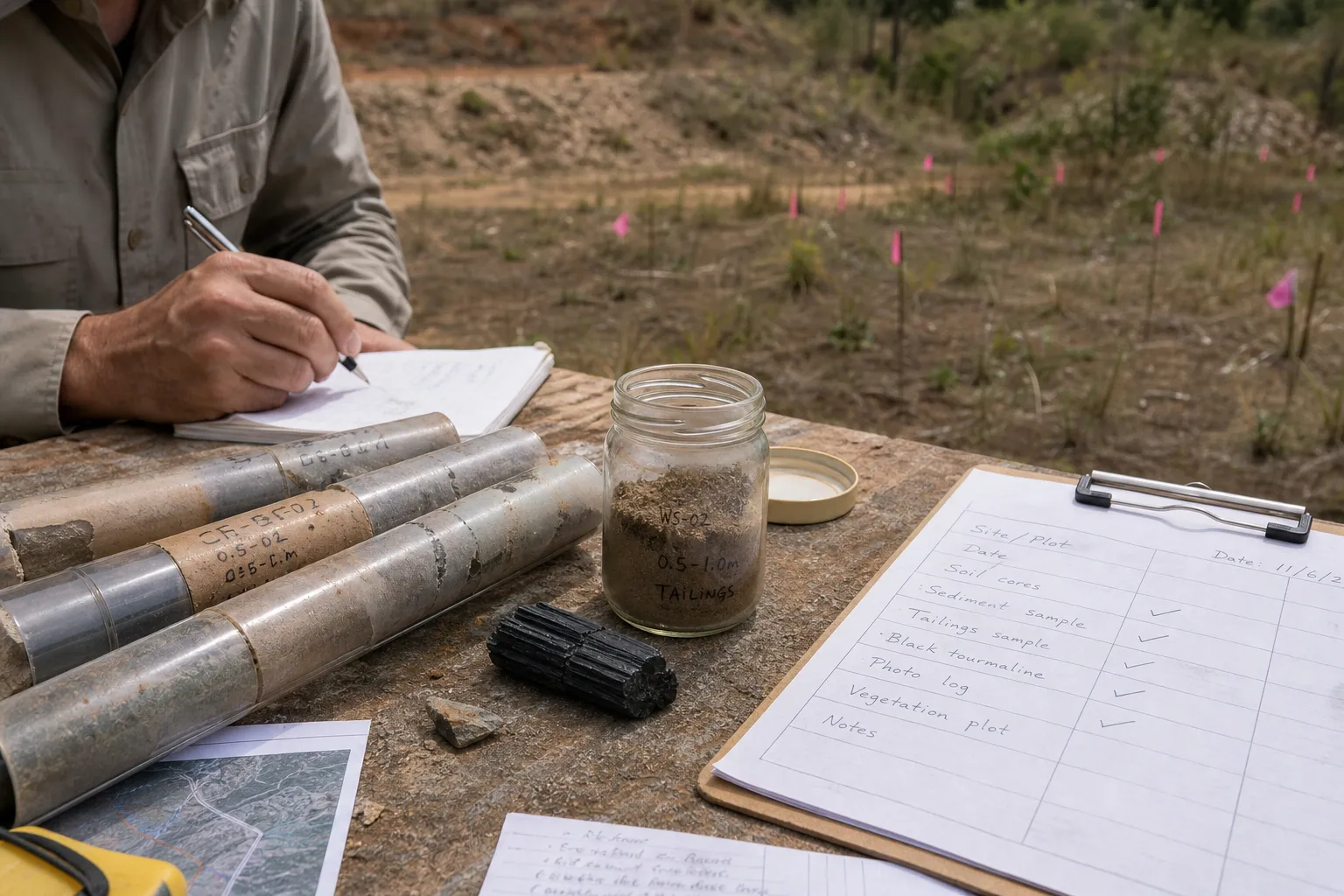 Tourmaline rehabilitation claim checked against soil recovery, tailings, monitoring, and documentation