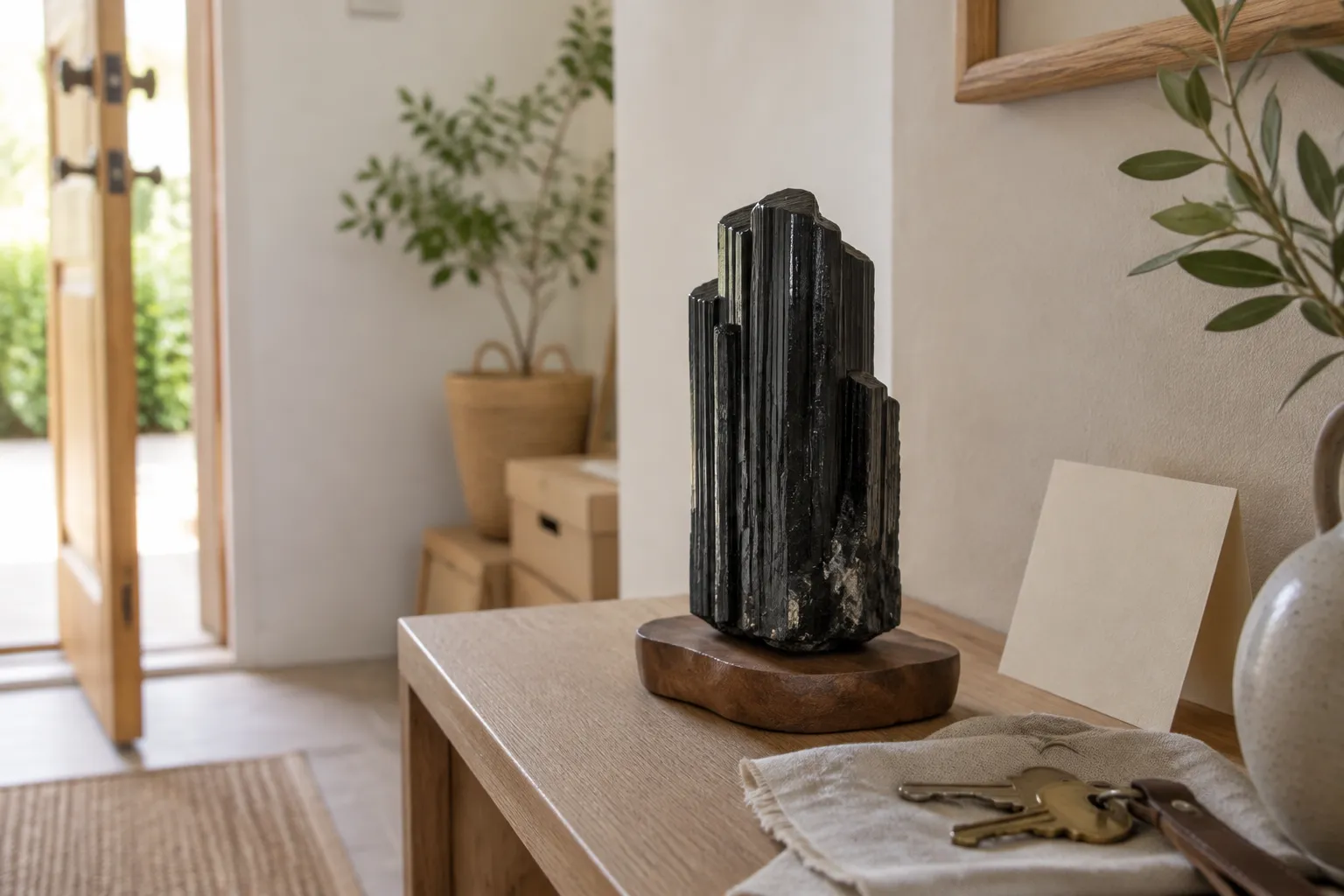 Foundation Stones: Integrating Raw Schorl into Architectural Gifting
