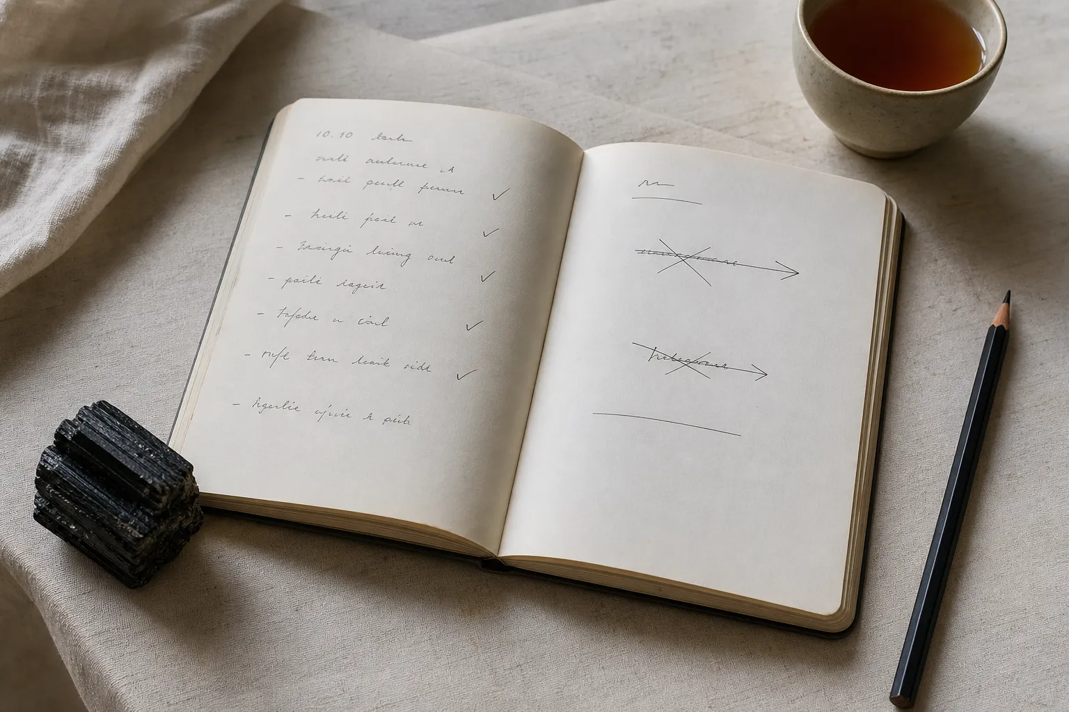 A session note separating felt sensations from claims the sensation cannot prove